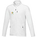 Amber GRS recycelte Fleecejacke für Herren, weiß, XS