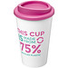 Americano® Eco 350 ml recycelter Becher, weiß/rosa