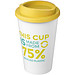 Americano® Eco 350 ml recycelter Becher, weiß/gelb