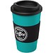 Americano Isolierbecher mit Schutzring, 350 ml, türkisblau,schwarz