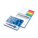 Geiger-Notes Amsterdam A White Bookcover Haftnitzblock, inkl. Druck, gloss