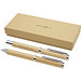 Apolys Kugelschreiber und Tintenroller Geschenkset aus Bambus, natural