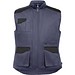Armada Arbeitsweste mit mehreren Taschen, blei-schwarz, 2XL