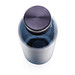 Auslaufsichere Trinkflasche mit Metalldeckel, blau