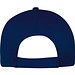AZO-freie 5 Panel Baumwoll-Baseball-Cap, dunkelblau