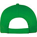 AZO-freie 5 Panel Baumwoll-Baseball-Cap, grün