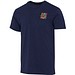 Azurite 160 g/m² Kurzärmeliges T-Shirt Bio Baumwolle (OCS), unisex, navy, M