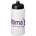 Baseline® Plus 500 ml Flasche mit Sportdeckel, transparent/schwarz