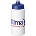 Baseline® Plus 500 ml Flasche mit Sportdeckel, weiß/blau
