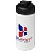 Baseline® Plus 500 ml Sportflasche mit Klappdeckel, weiß/schwarz