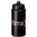 Baseline® Plus 500 ml Sportflasche, schwarz/schwarz