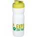 Baseline® Plus 650 ml Sportflasche mit Klappdeckel, weiß/limone