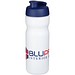 Baseline® Plus 650 ml Sportflasche mit Klappdeckel, weiß/blau