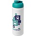 Baseline® Plus 750 ml Flasche mit Klappdeckel, weiß/aquablau