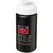 Baseline® Plus grip 500 ml Sportflasche mit Klappdeckel, schwarz/weiß