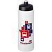 Baseline® Plus grip 750 ml Sportflasche mit Sportdeckel, transparent/schwarz