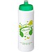 Baseline® Plus grip 750 ml Sportflasche mit Sportdeckel, weiß/grün