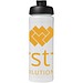Baseline Plus grip Sportflasche mit Klappdeckel, 750 ml, transparent/schwarz