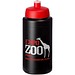Baseline Plus grip Sportflasche mit Sportdeckel, 500 ml, schwarz,rot