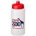 Baseline Plus grip Sportflasche mit Sportdeckel, 500 ml, transparent,rot