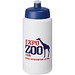 Baseline Plus grip Sportflasche mit Sportdeckel, 500 ml, weiss,blau