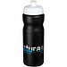 Baseline Plus Sportflasche, 650 ml, schwarz,weiss
