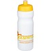 Baseline Plus Sportflasche, 650 ml, weiss,gelb