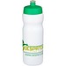 Baseline Plus Sportflasche, 650 ml, weiss,grün
