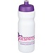 Baseline Plus Sportflasche, 650 ml, weiss,lila