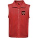 Bellagio Fleece Bodywarmer Unisex, rot, L