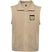 Bellagio Fleece Bodywarmer Unisex, sand meliert, L