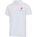 Beryl 220 g/m² Kurzärmeliges Poloshirt Bio-Recyclingmaterial (OCS), unisex, weiss, L