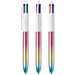 BIC® 4 Colours® Farbverlauf Rosa/Gelb/Türkis