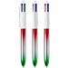 BIC® 4 Colours® Flaggen Kollektion Grün - Silber - Rot