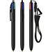 BIC® 4 Colours® Soft mit Lanyard Weiches Schwarz