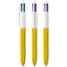 BIC® 4 Colours® Wood Style Weißes/Gelbes Holz