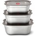 Black+Blum 3-tlg. Mealprep Box Set - klein, medium, groß, grau
