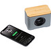 Bluetooth Lautsprecher mit integriertem Wireless Charger , grau