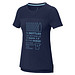 Borax Cool Fit T-Shirt aus recyceltem  GRS Material für Damen, navy, M