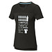 Borax Cool Fit T-Shirt aus recyceltem  GRS Material für Damen, schwarz, M