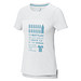 Borax Cool Fit T-Shirt aus recyceltem  GRS Material für Damen, weiss, M