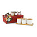 ROMINOX® Bowls and Dips, weiß/rot