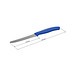 Brotzeitmesser Vesper, blau/silber
