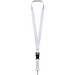 Bucks Sublimation Lanyard mit Schnappverschluss aus recyceltem PET Kunststoff, schwarz, 10mm