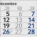 Geiger-Notes Monatskalender Budget 4 Recycling-Kalendariumspapier, inkl. Druck, blau