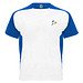 Bugatti T-Shirt Unisex aus recyceltem Material, weiß / royalblau, 2XL