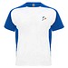 Bugatti T-Shirt Unisex aus recyceltem Material, weiß / royalblau, S