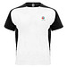 Bugatti T-Shirt Unisex aus recyceltem Material, weiß / schwarz, S