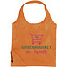 Bungalow faltbare Polyester Tragetasche, orange