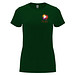 Capri T-Shirt für Damen, dunkelgrün, 2XL